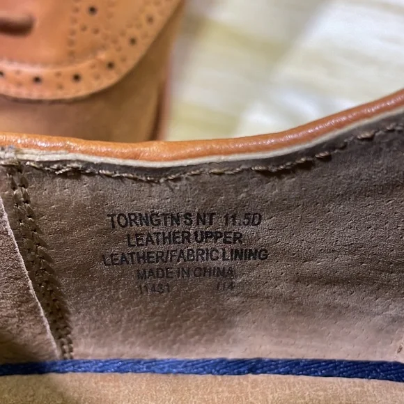 Polo by Ralph Lauren mens 11.5 brown suede leather lace up derby shoes EUC - Picture 4 of 8